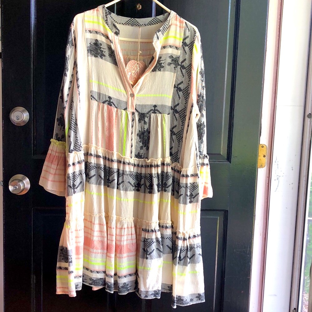 Boho Tiered Dress~Made In Italy